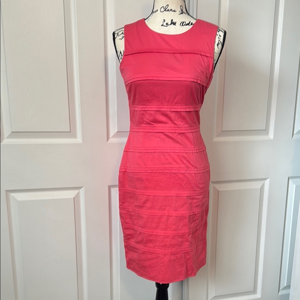 Chic Pink Marc New York Boatneck Sleeveless Dress